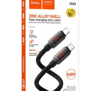 Hoco U143 Type-C to Type-C 240W Fast Charging Cable