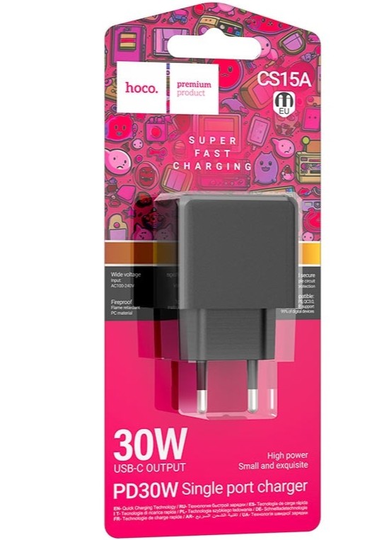 Hoco CS15A 30W USB Type-C Fast Charger