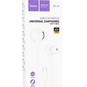 Hoco M114 Type-C Wired Earphones